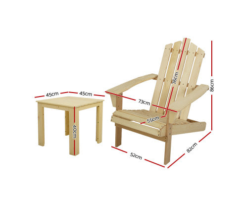 Chair and Table Measurements