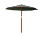 Umbrella Outdoor Pole Umbrellas Stand Sun Beach Garden Deck Charcoal 3m