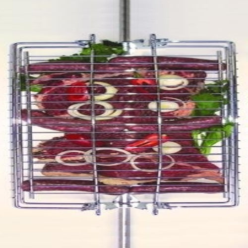 Spit Grill Basket with 4 Adjustable Positions