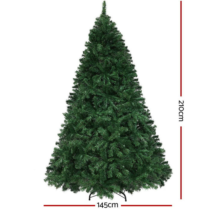 Christmas Tree LED 2.1M 7FT Xmas Decorations Green Home Decor