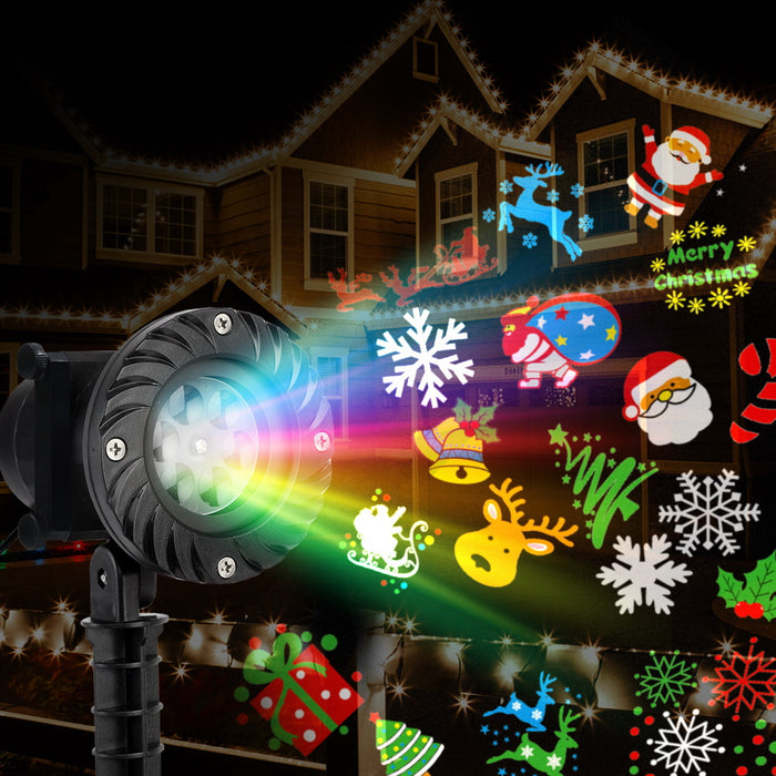Pattern LED Laser Landscape Projector Light Lamp Christmas Party